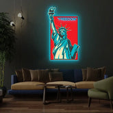 ’Freedom’ Neon x Acrylic Artwork